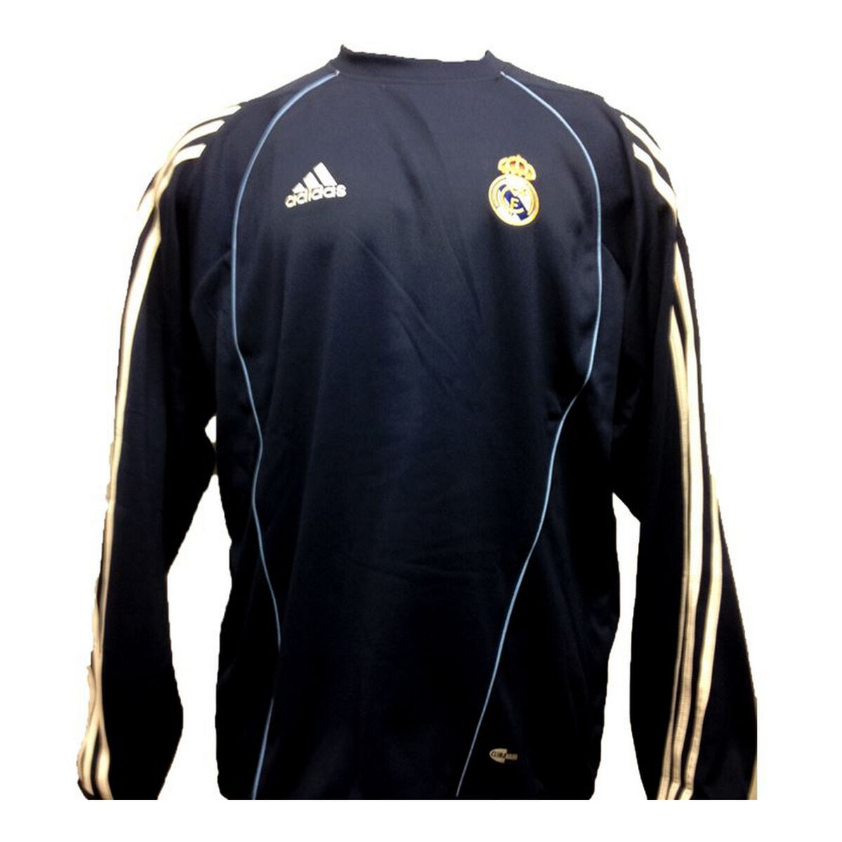 Men’s Sweatshirt without Hood Adidas Real Madrid CF Blue Football 204 cm