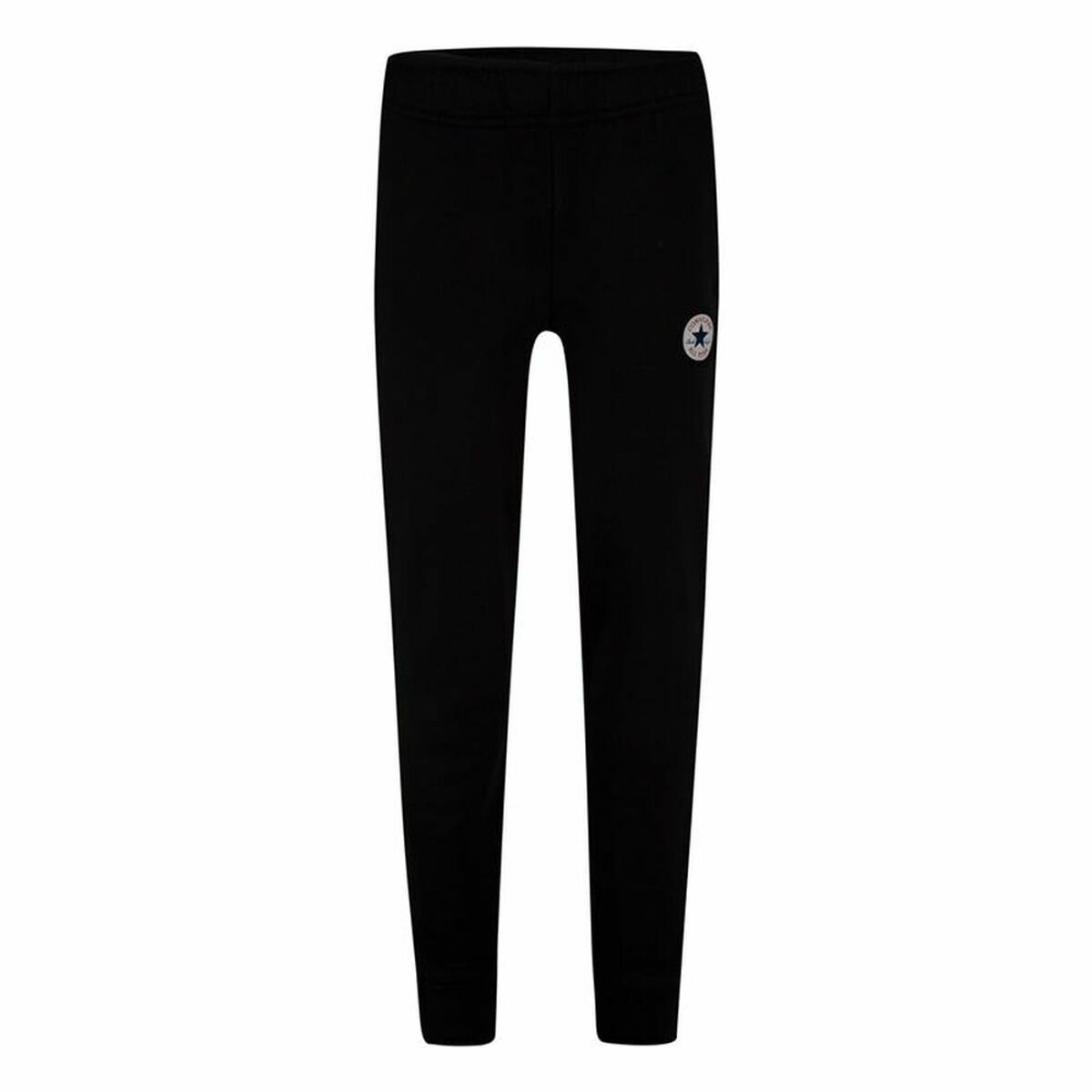 Children's Tracksuit Bottoms Converse Fleee Chuck Taylor Patch Jogger B Black Children 10-12 Years