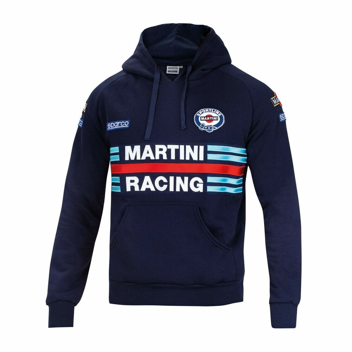 Men’s Hoodie Sparco Martini Racing Blue XXL