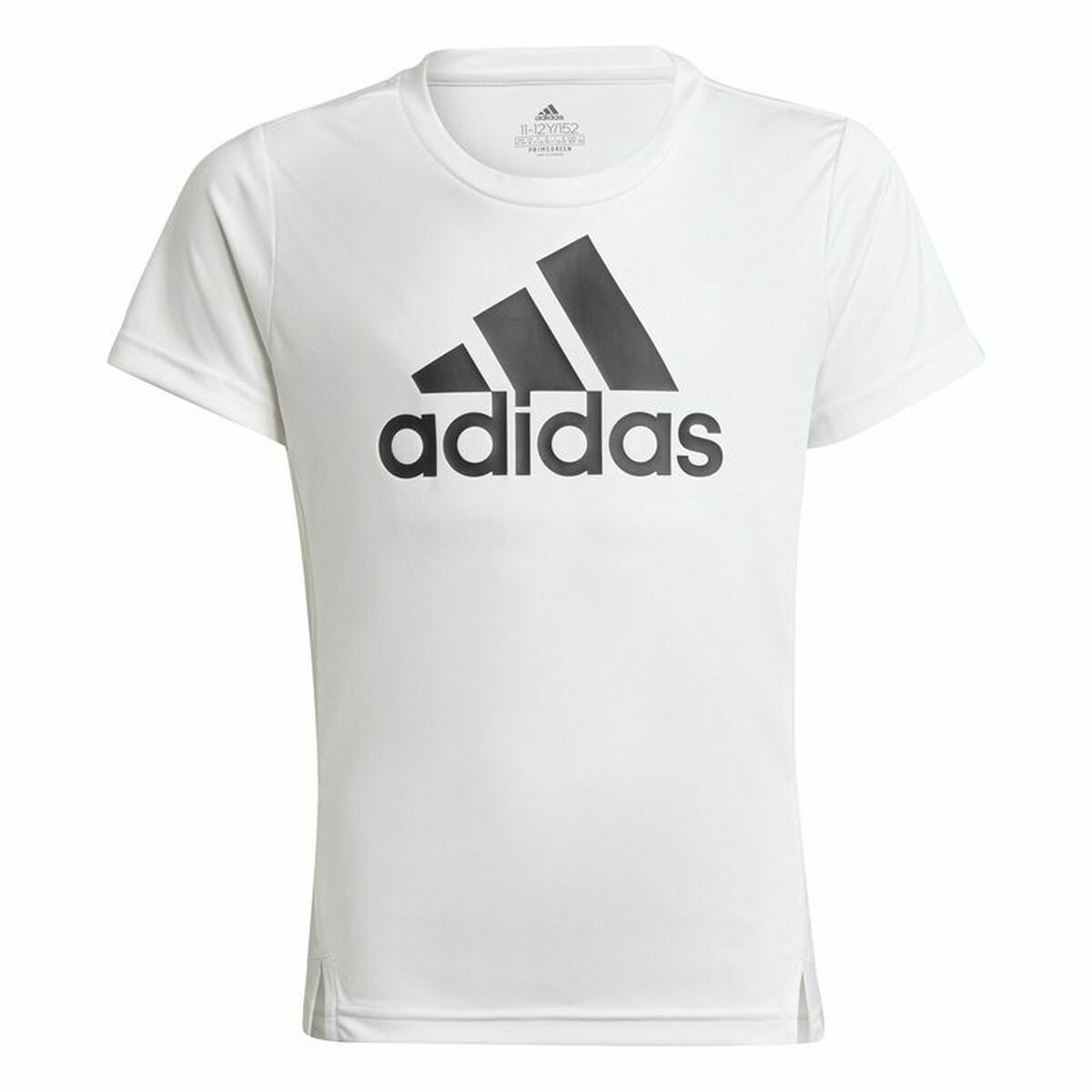 Child's Short Sleeve T-Shirt Adidas Designed To Move White 11-12 Years