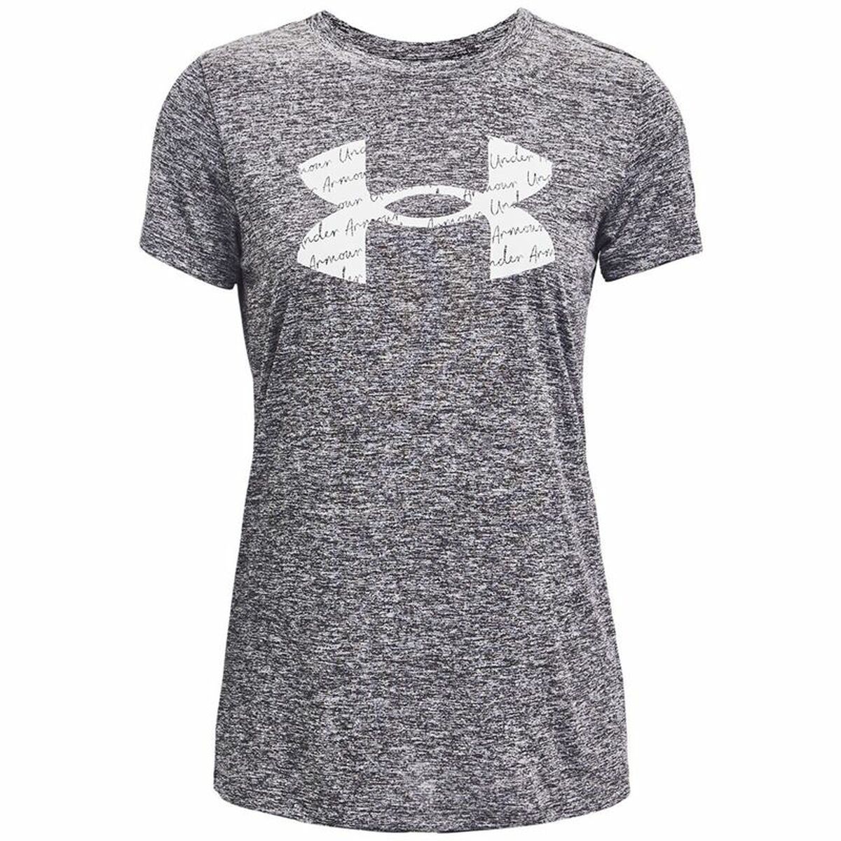 Women’s Short Sleeve T-Shirt Under Armour Tech Twist Grey XS