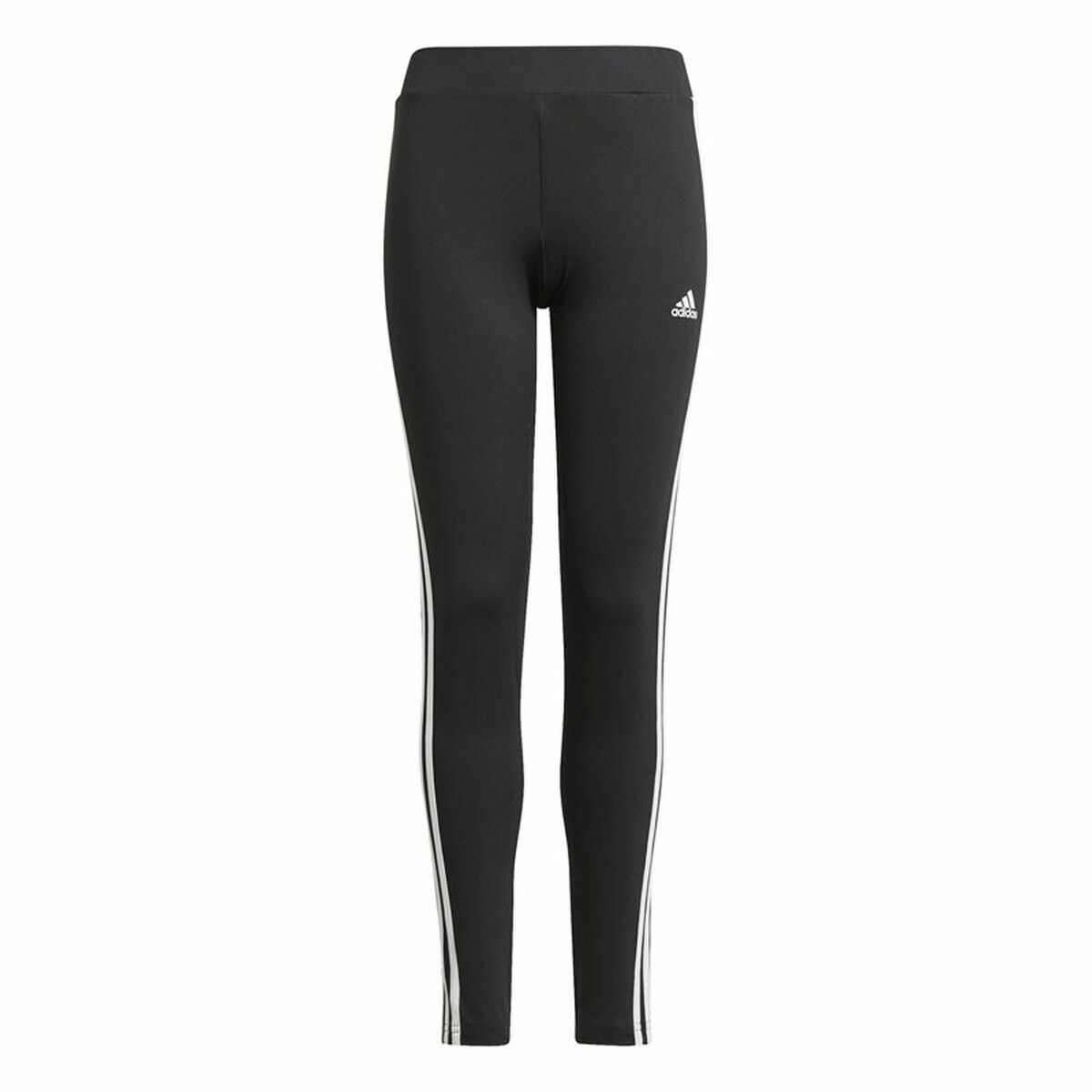 Sports Leggings for Children Adidas Design 2 Move 3 Stripes Black 14-15 Years