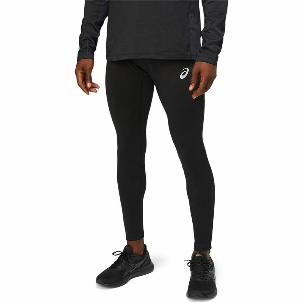 Long Sports Trousers Asics Core Winter Tight Black Men 35-38