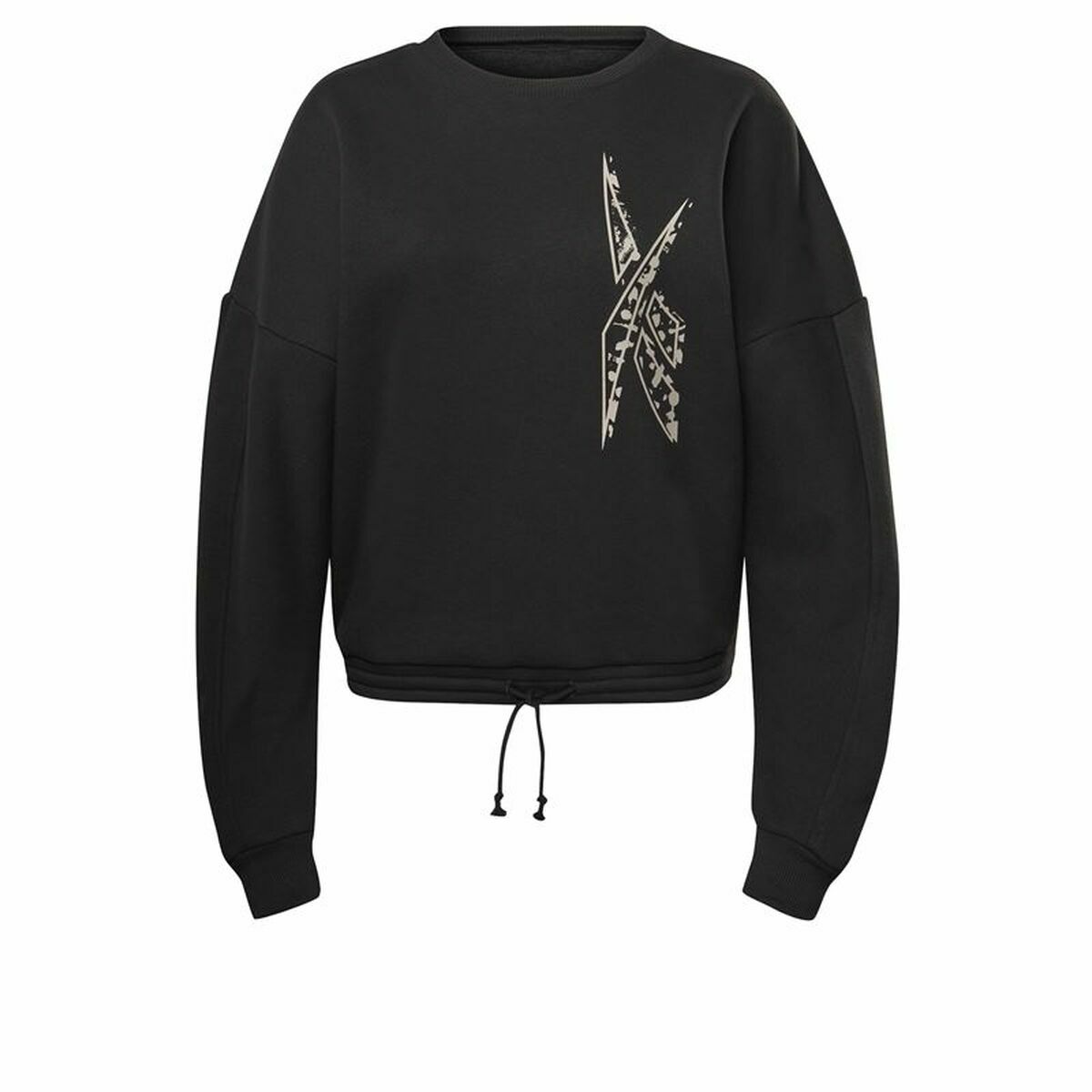 Women’s Sweatshirt without Hood Reebok Modern Safari Black M