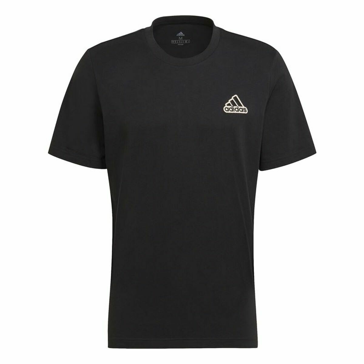 Men’s Short Sleeve T-Shirt Adidas Essentials Feel Comfy Black M