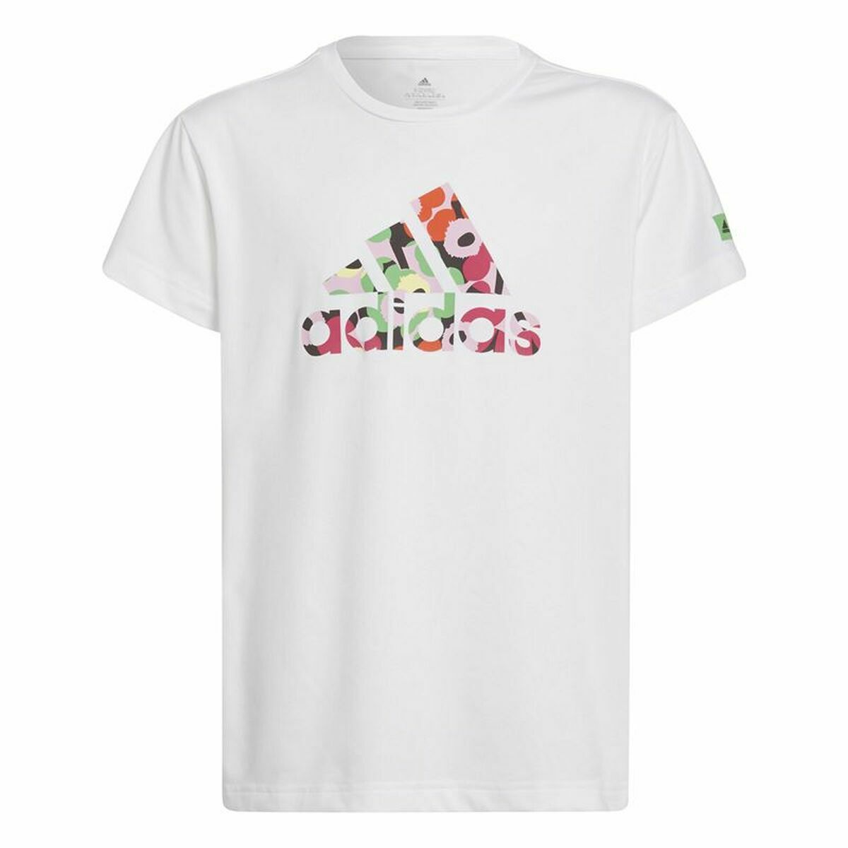 Child's Short Sleeve T-Shirt Adidas x Marimekko White 13-14 Years