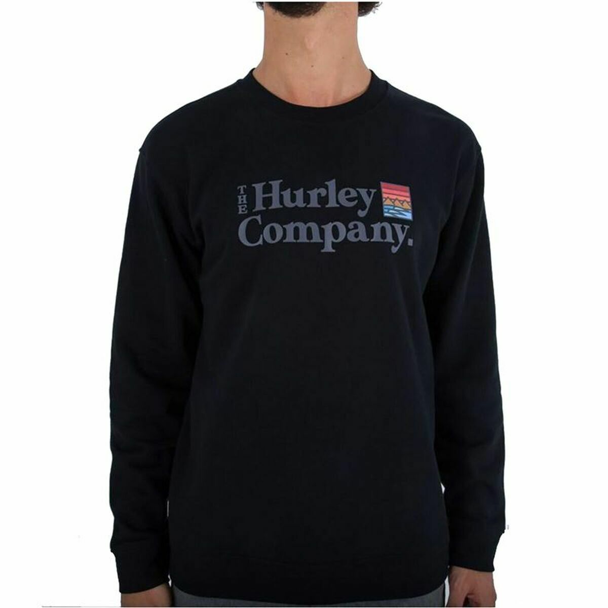 Men’s Sweatshirt without Hood Hurley Canyon Summer Black S