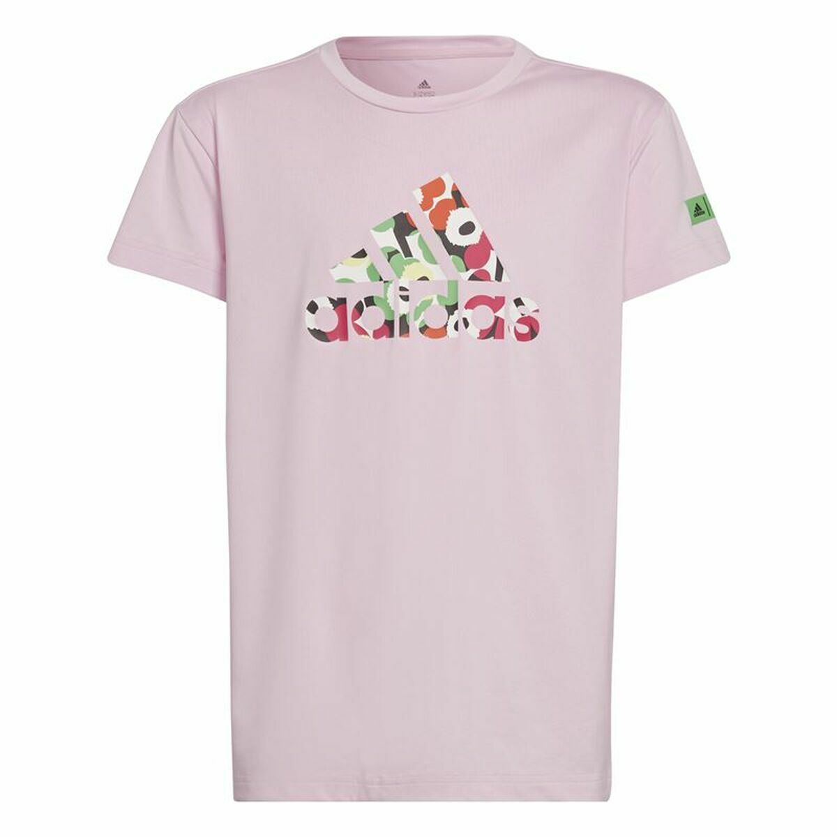 Child's Short Sleeve T-Shirt Adidas x Marimekko Pink 13-14 Years
