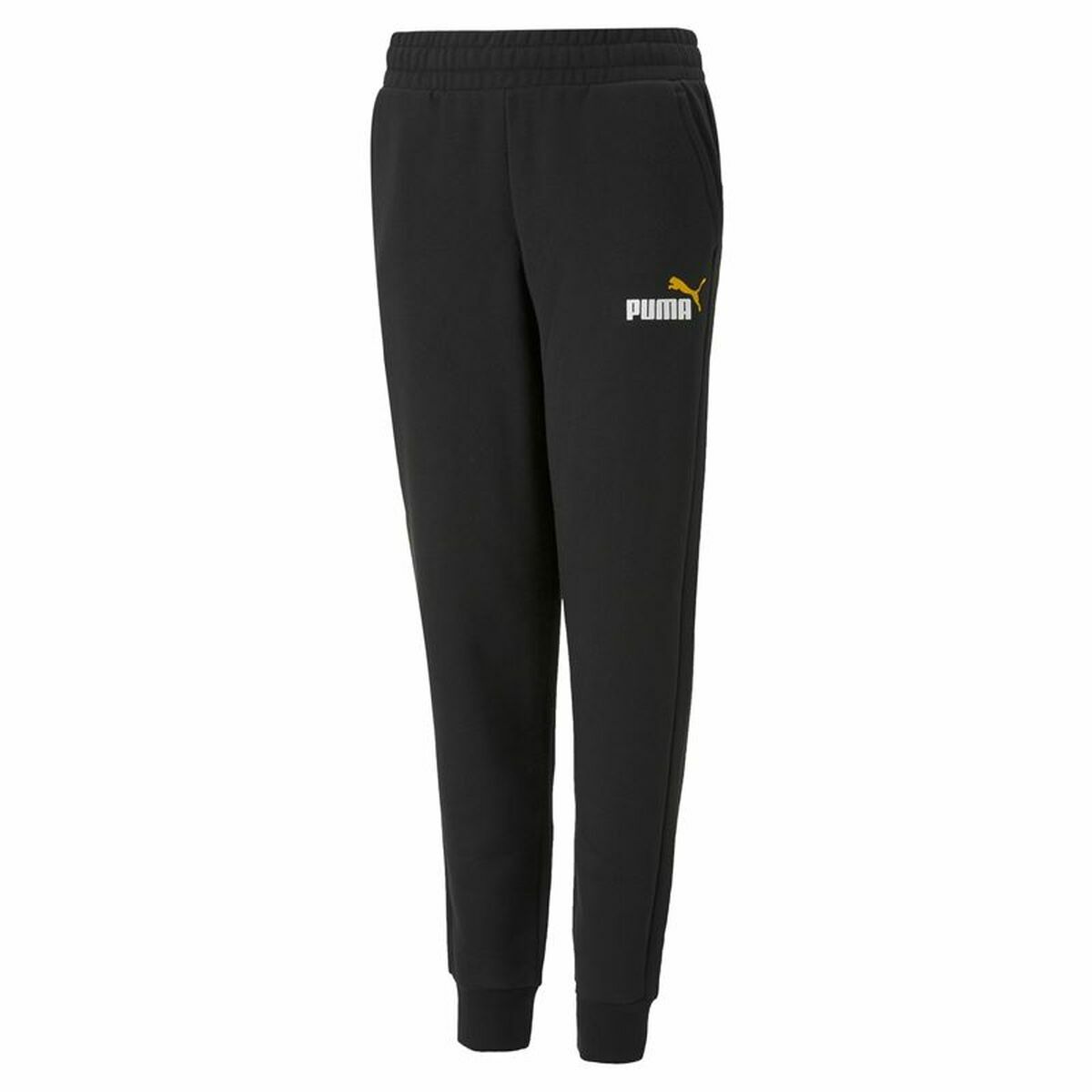 Children's Tracksuit Bottoms Puma Essentials+ Black 7-8 Years