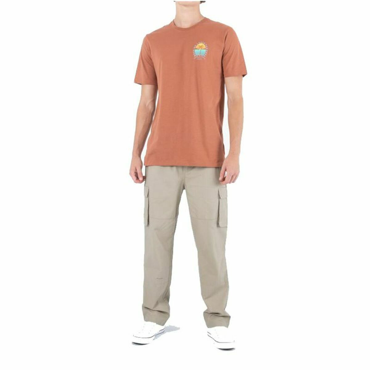 Long Sports Trousers Hurley Cruiser Cargo Beige Men M