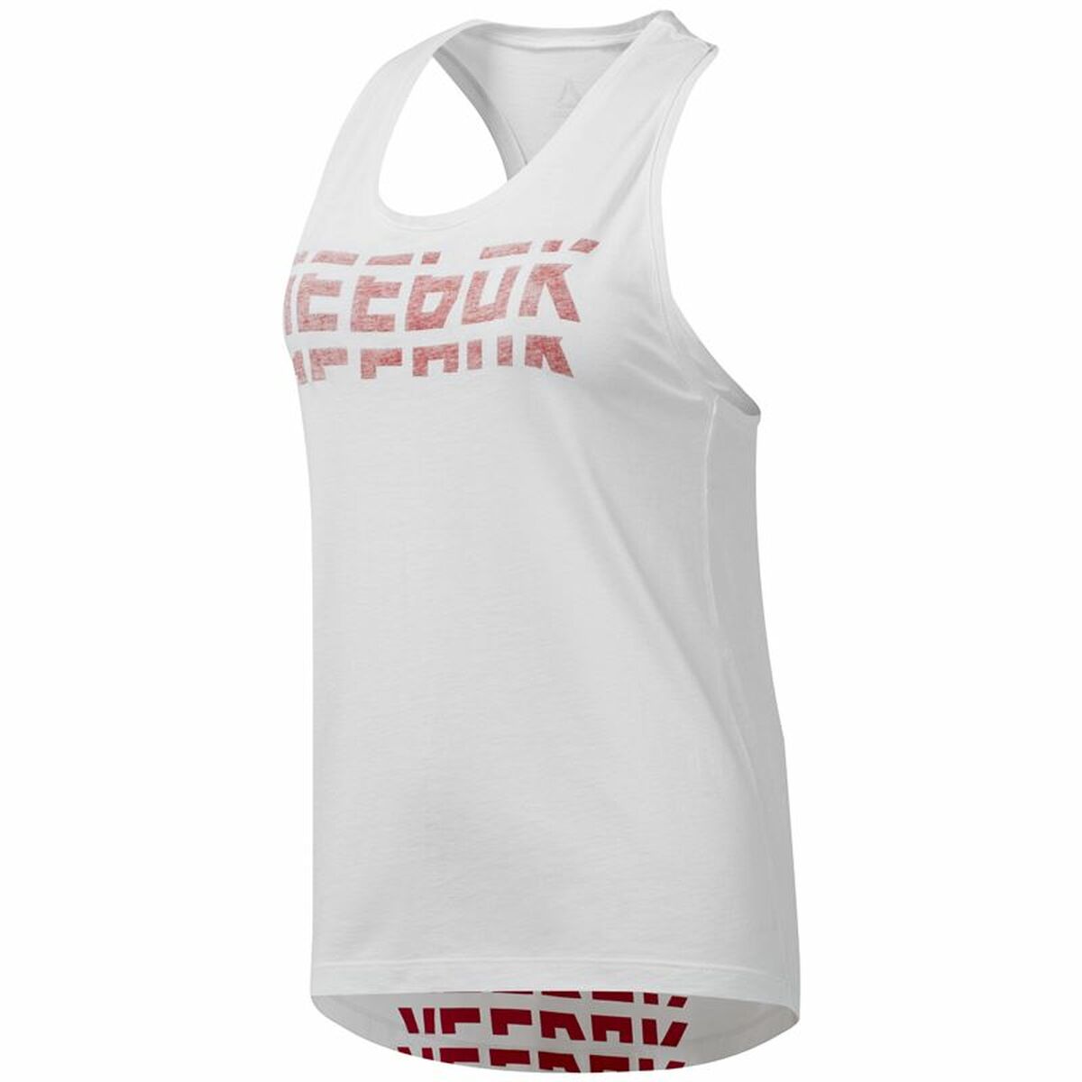 Women's Sleeveless T-shirt Reebok Wor Meet You There White XS