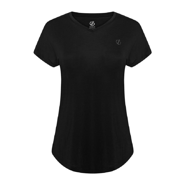 Women’s Short Sleeve T-Shirt Dare 2b Agleam Black M