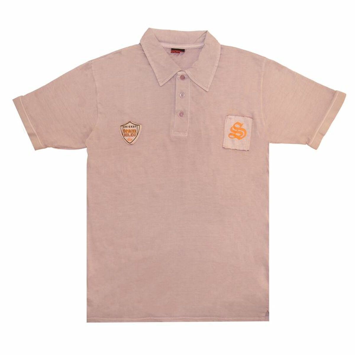 Men’s Short Sleeve Polo Shirt Solido Team Cricket L