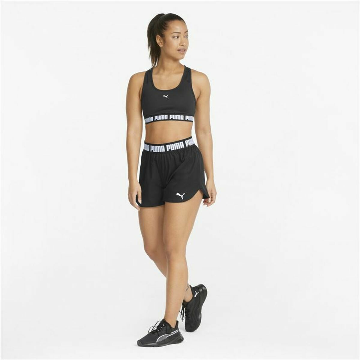 Sports Shorts for Women Puma Train Strong Woven Black XS