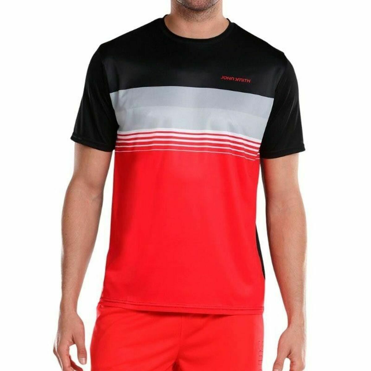 Men’s Short Sleeve T-Shirt John Smith Bisen Black S