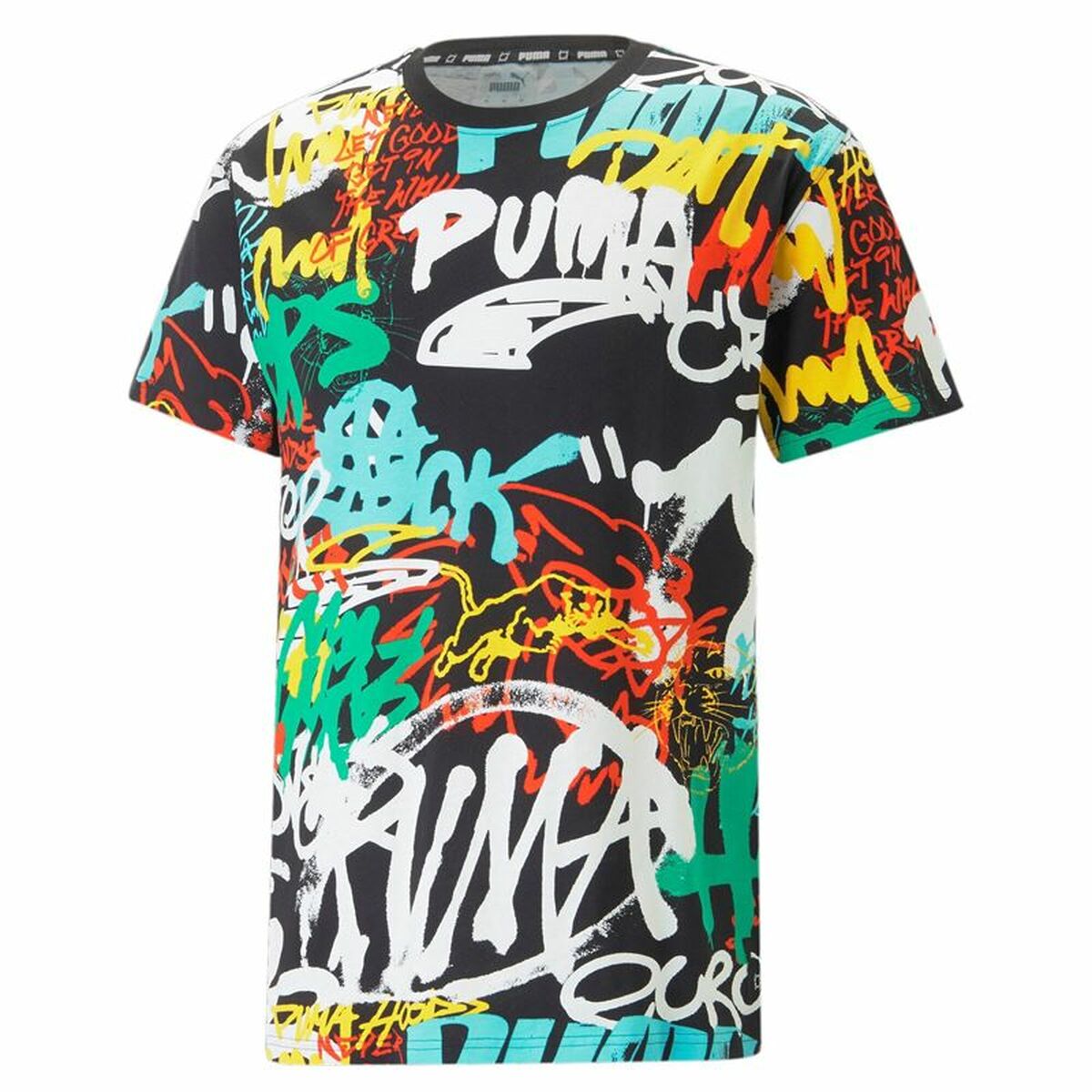 Men’s Short Sleeve T-Shirt Puma Graffiti Black M