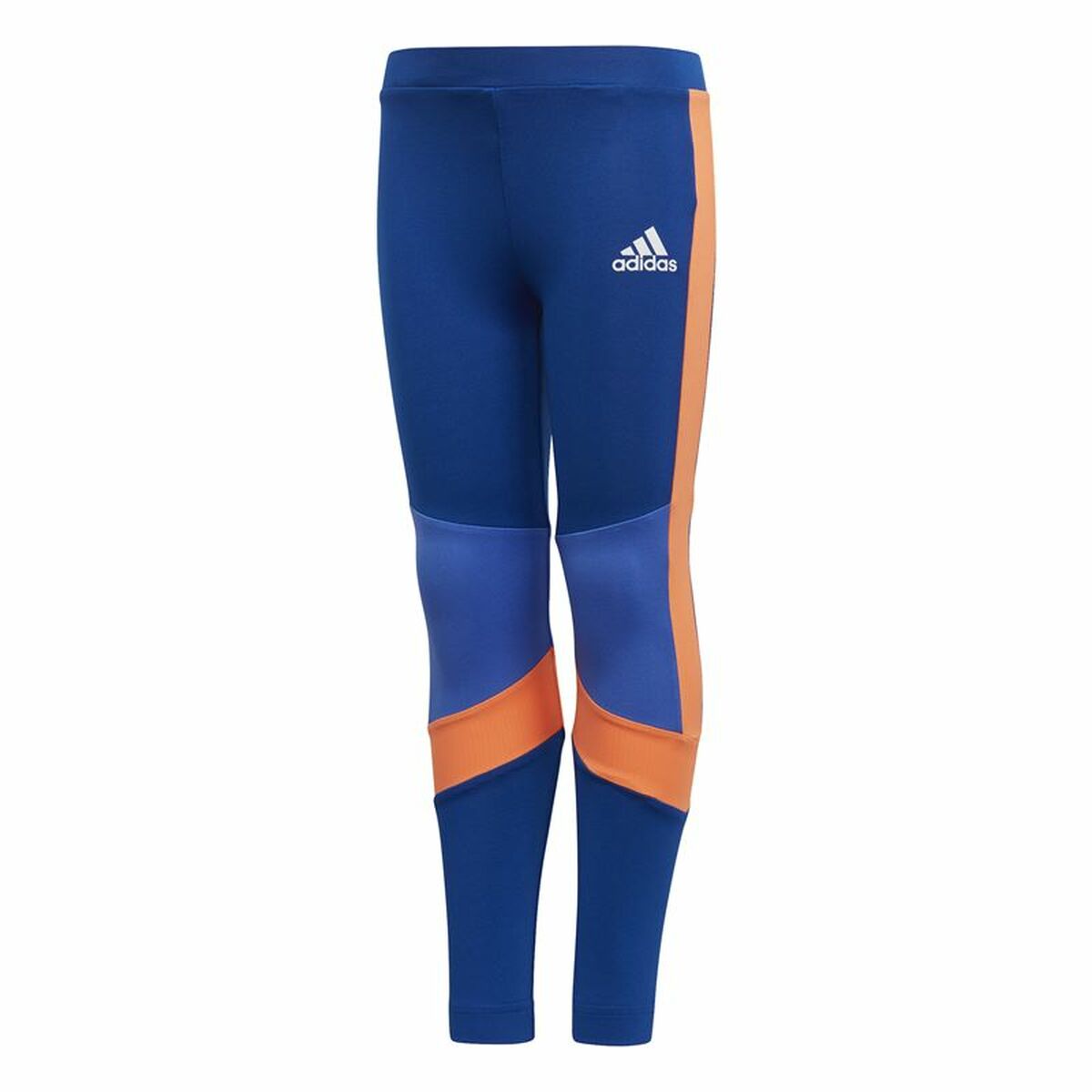 Sports Leggings for Children Adidas Tight Blue 1-2 years