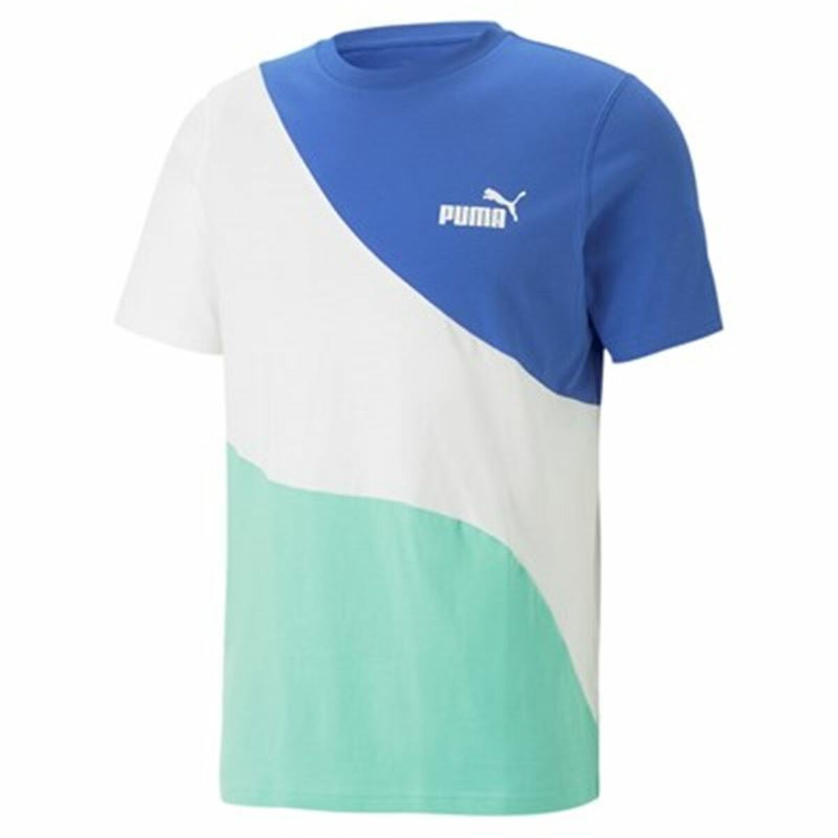 Men’s Short Sleeve T-Shirt Puma  Power Cat Blue M