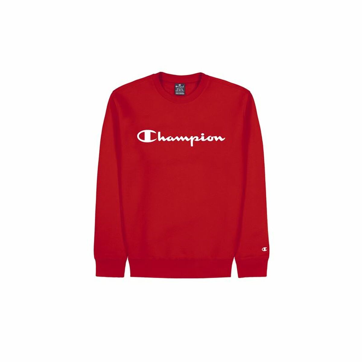 Men’s Sweatshirt without Hood Champion Crewneck Red 2XL