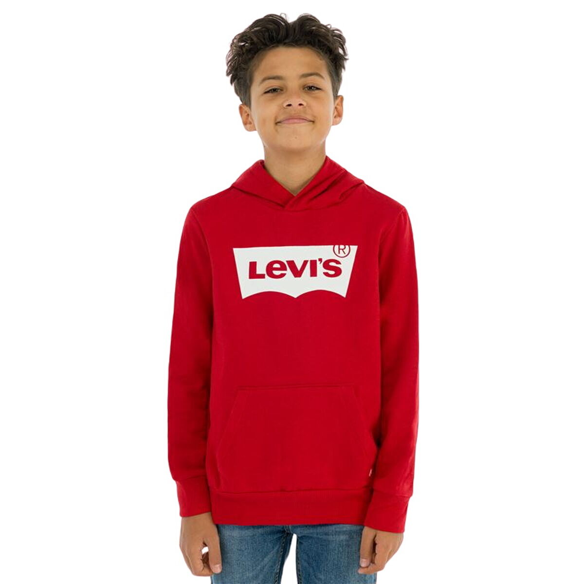 Children’s Sweatshirt Levi's Batwing Screenprint Red 8 Years