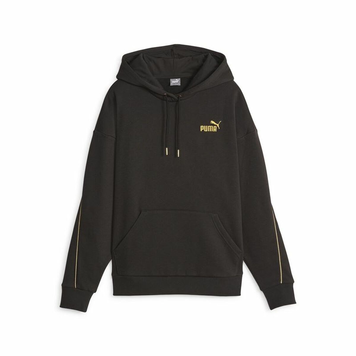 Women’s Hoodie Puma Ess+ Minimal Gold Black S
