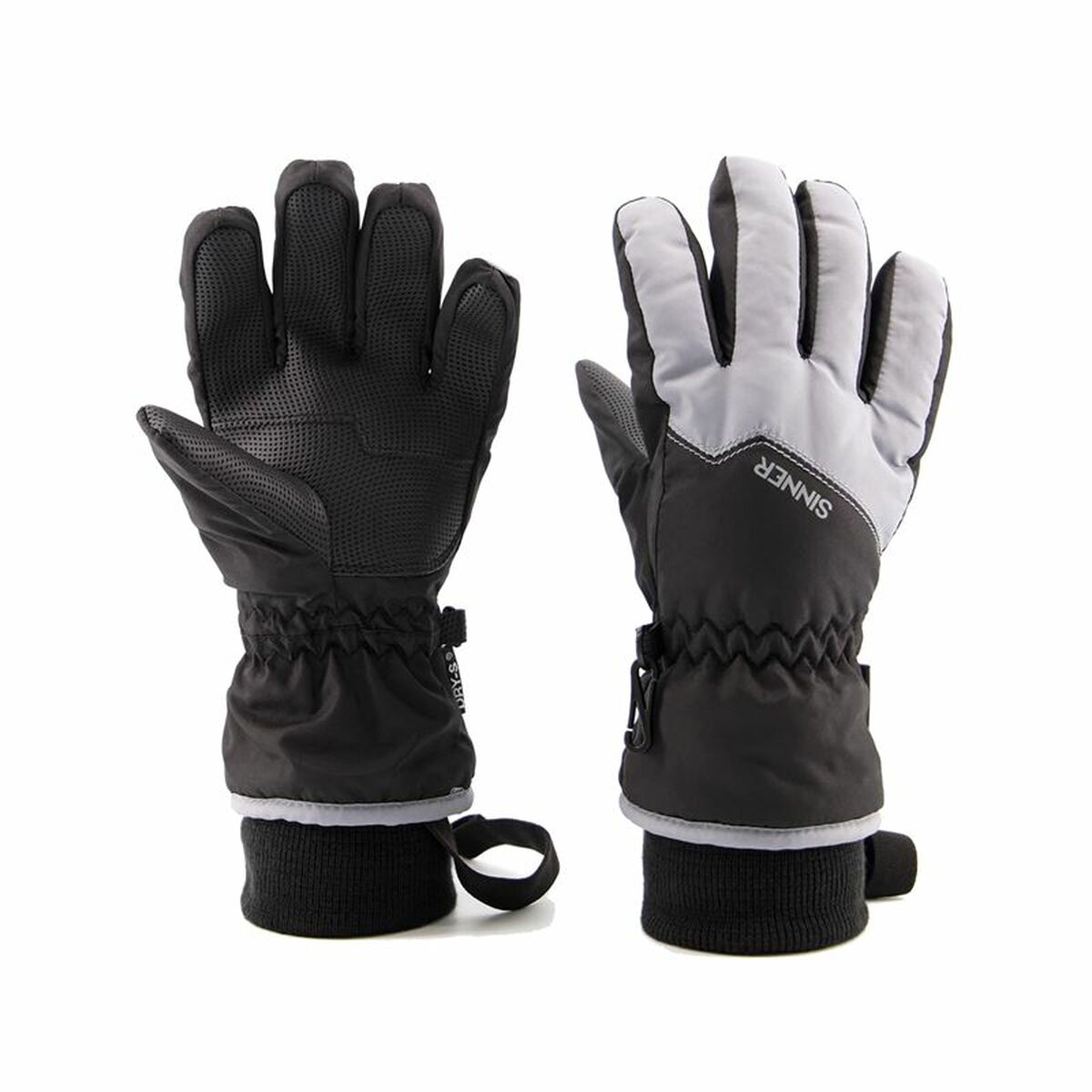 Ski gloves Sinner Phoenix Black 9-10 Years