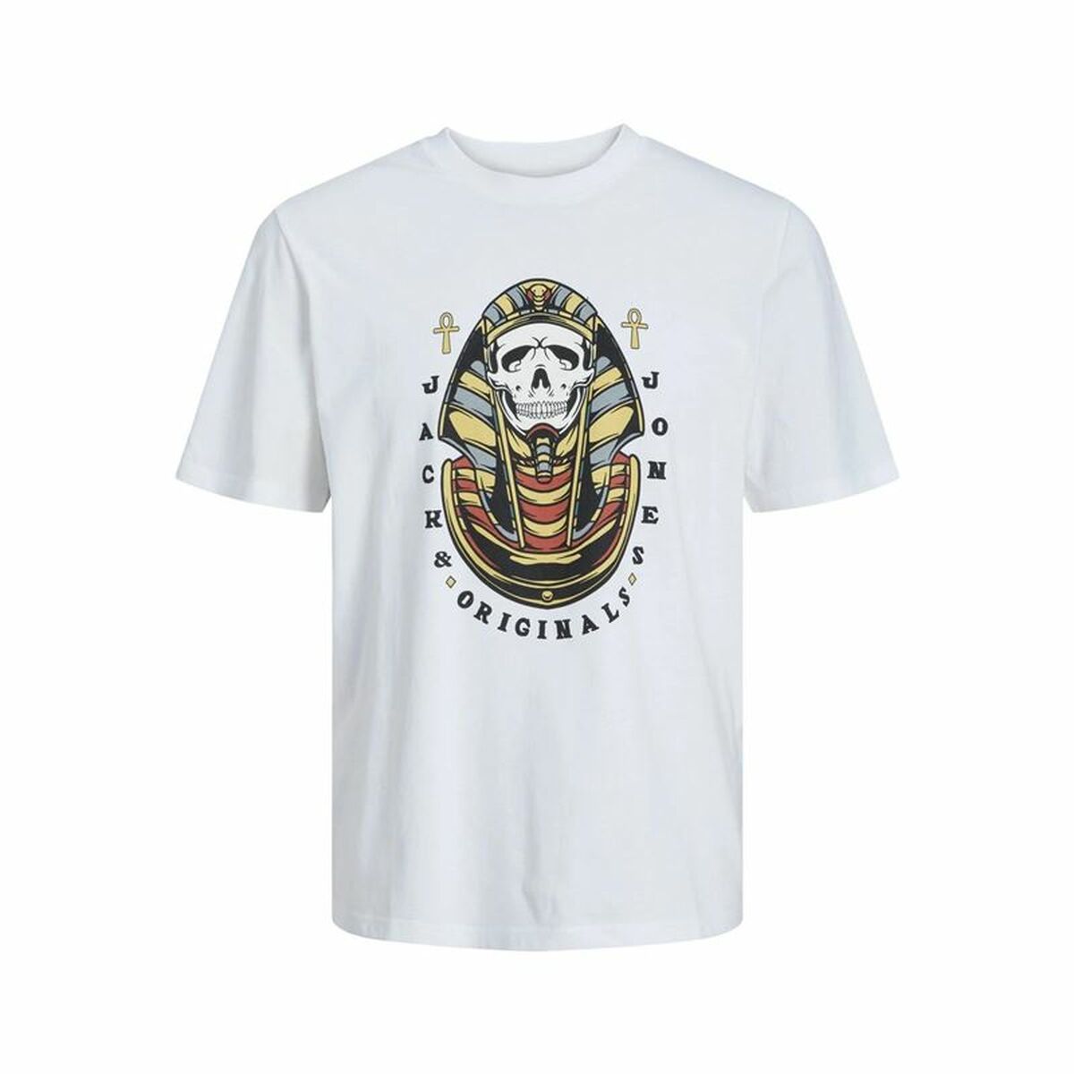 Child's Short Sleeve T-Shirt Jack & Jones Jorheavens White 164