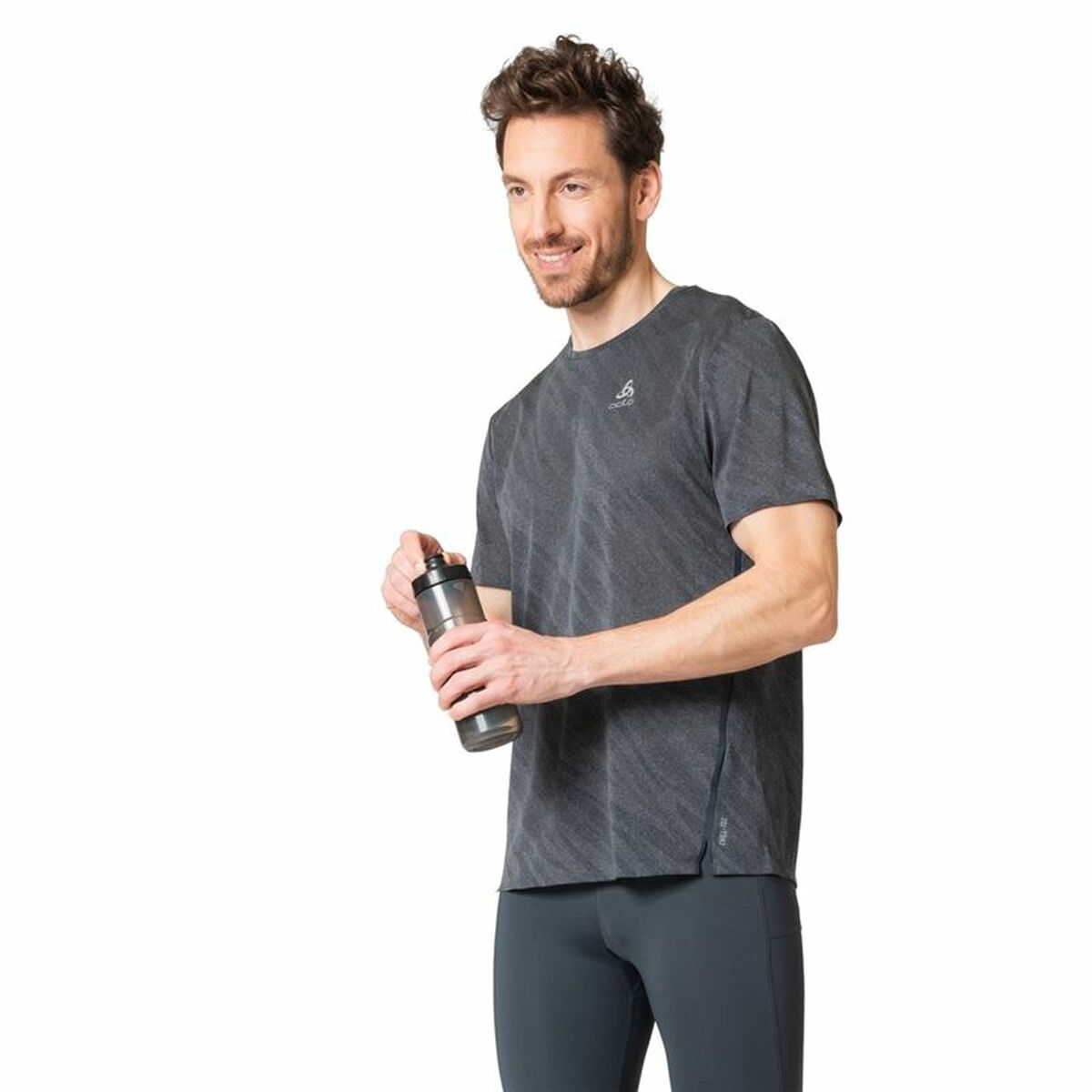 Unisex Short Sleeve T-Shirt Odlo Zeroweight Enginee Dark grey S