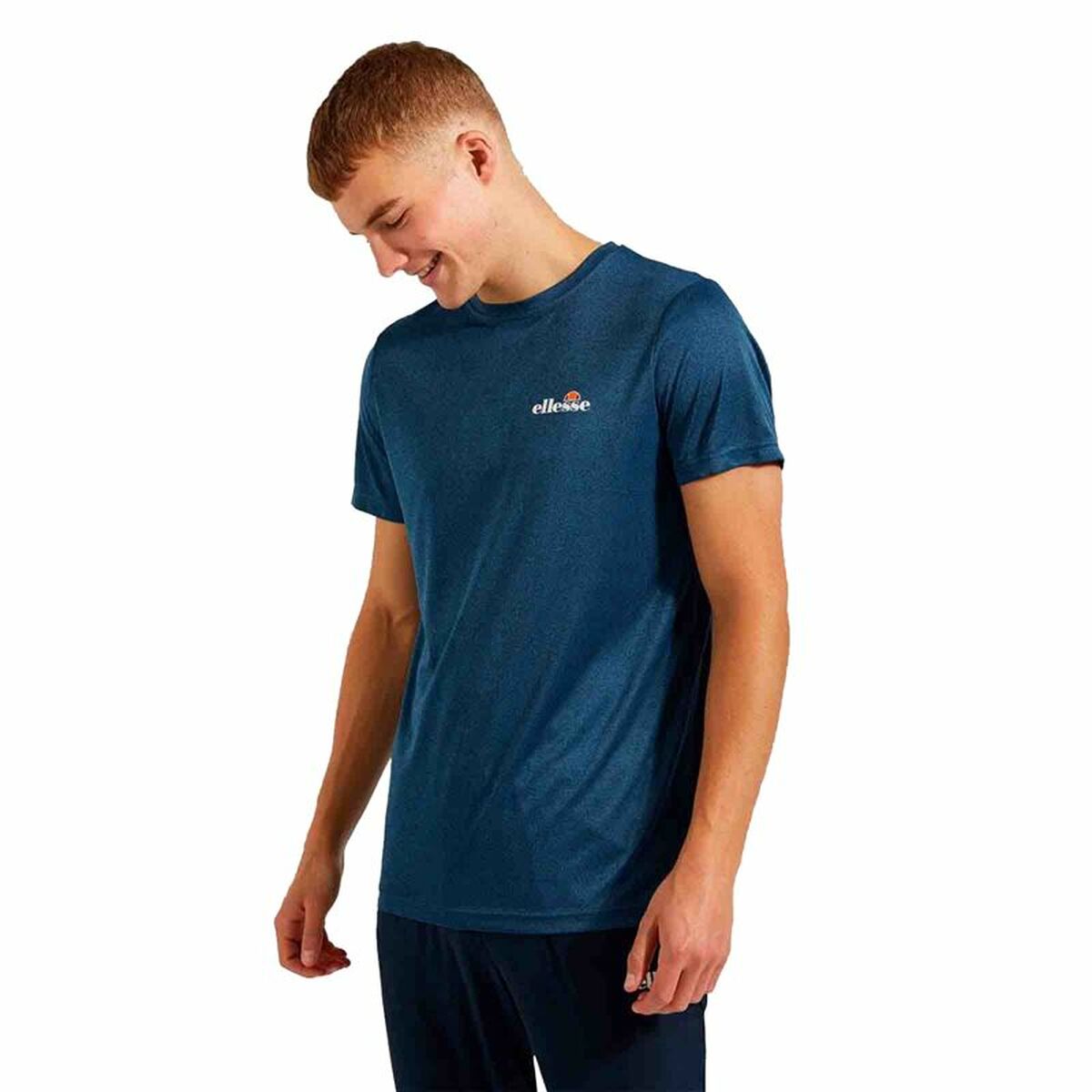 Men’s Short Sleeve T-Shirt Ellesse Malbe  Blue XL