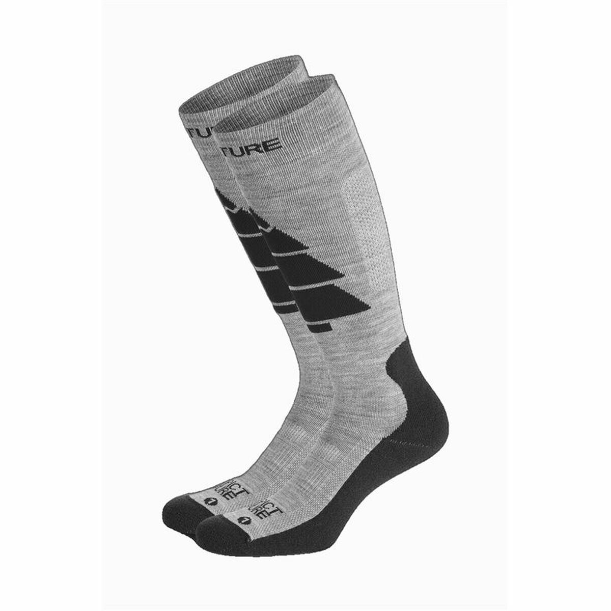 Sports Socks Picture Wooling  Black/Grey Dark grey 44-47