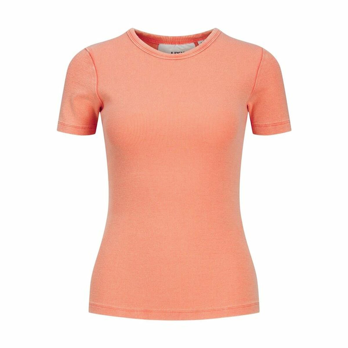 Women’s Short Sleeve T-Shirt Jack & Jones Jxfrankie Wash Ss Coral XS