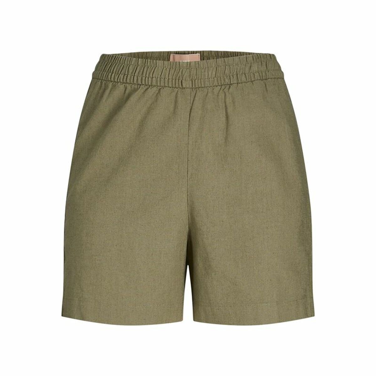 Sports Shorts for Women Jack & Jones Green Linen S