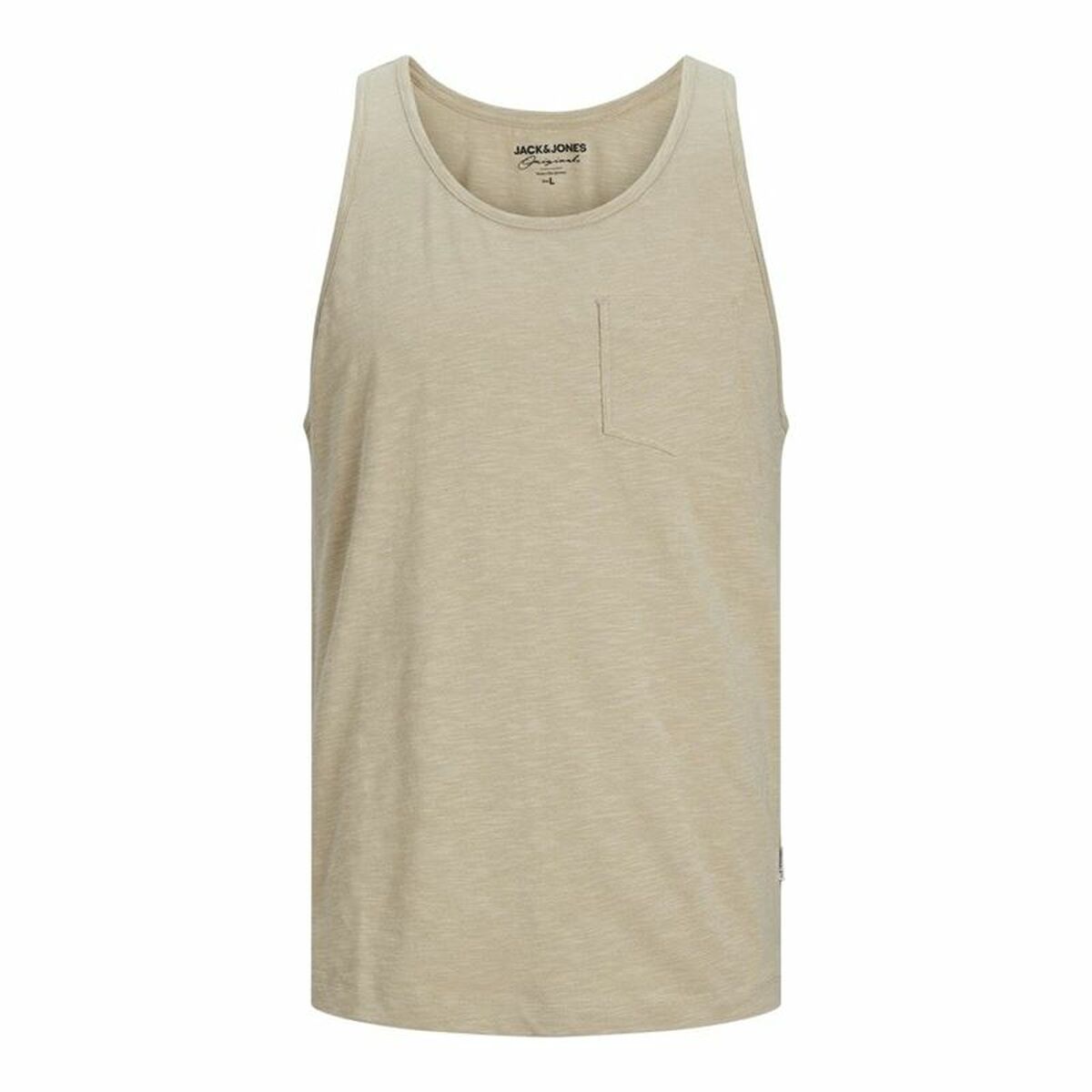 Tank Top Men Jack & Jones Jortampa Slub Beige 2XL