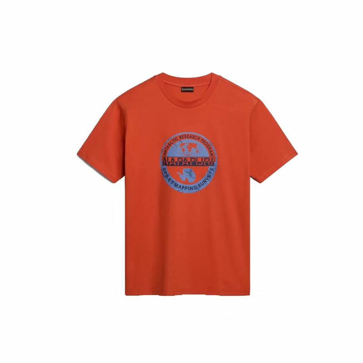 Men’s Short Sleeve T-Shirt Napapijri S-Bollo Ss 1 Orange L