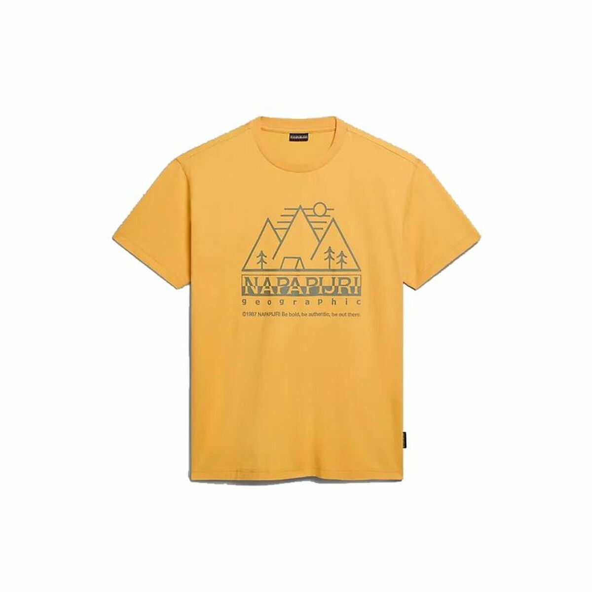 Men’s Short Sleeve T-Shirt Napapijri S-Faber Golden S