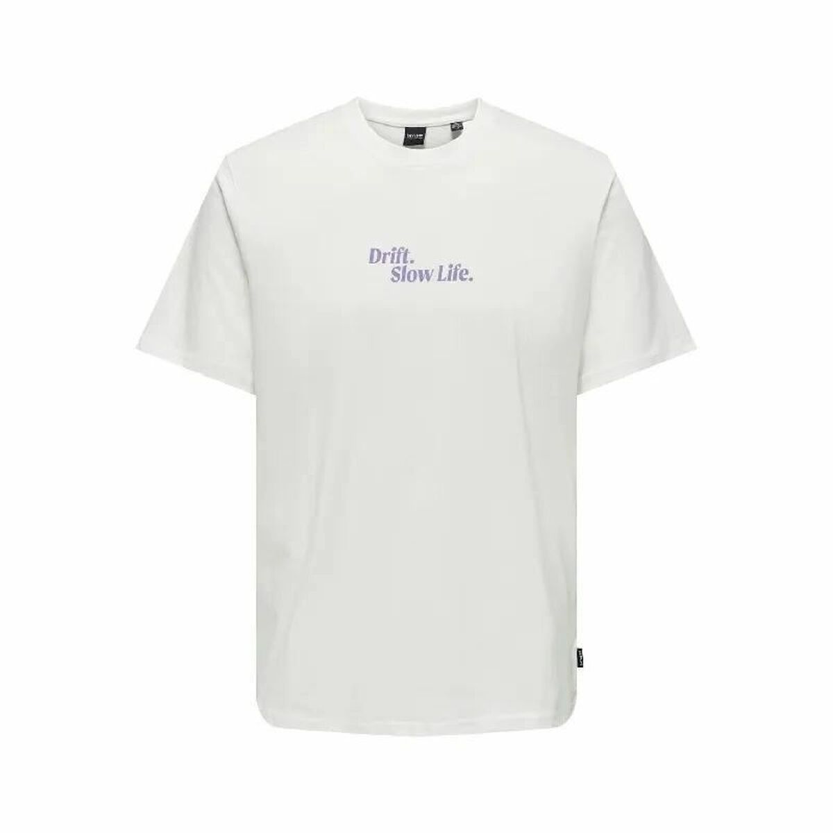 Men’s Short Sleeve T-Shirt Only & Sons Onskye Reg White M