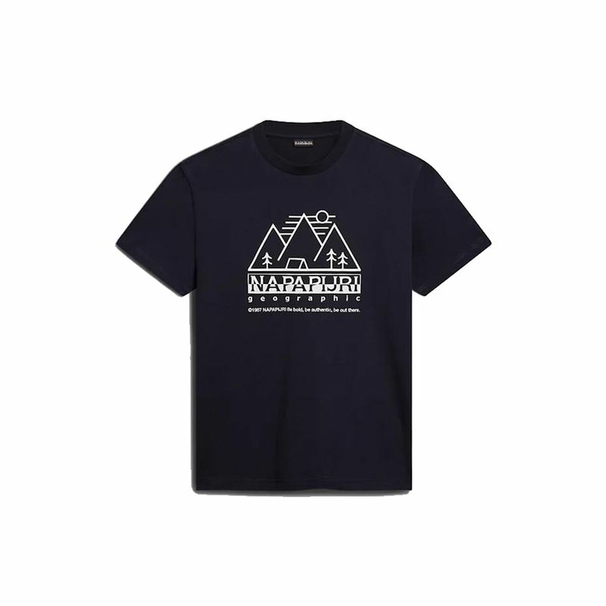 Men’s Short Sleeve T-Shirt Napapijri S-Faber Black L