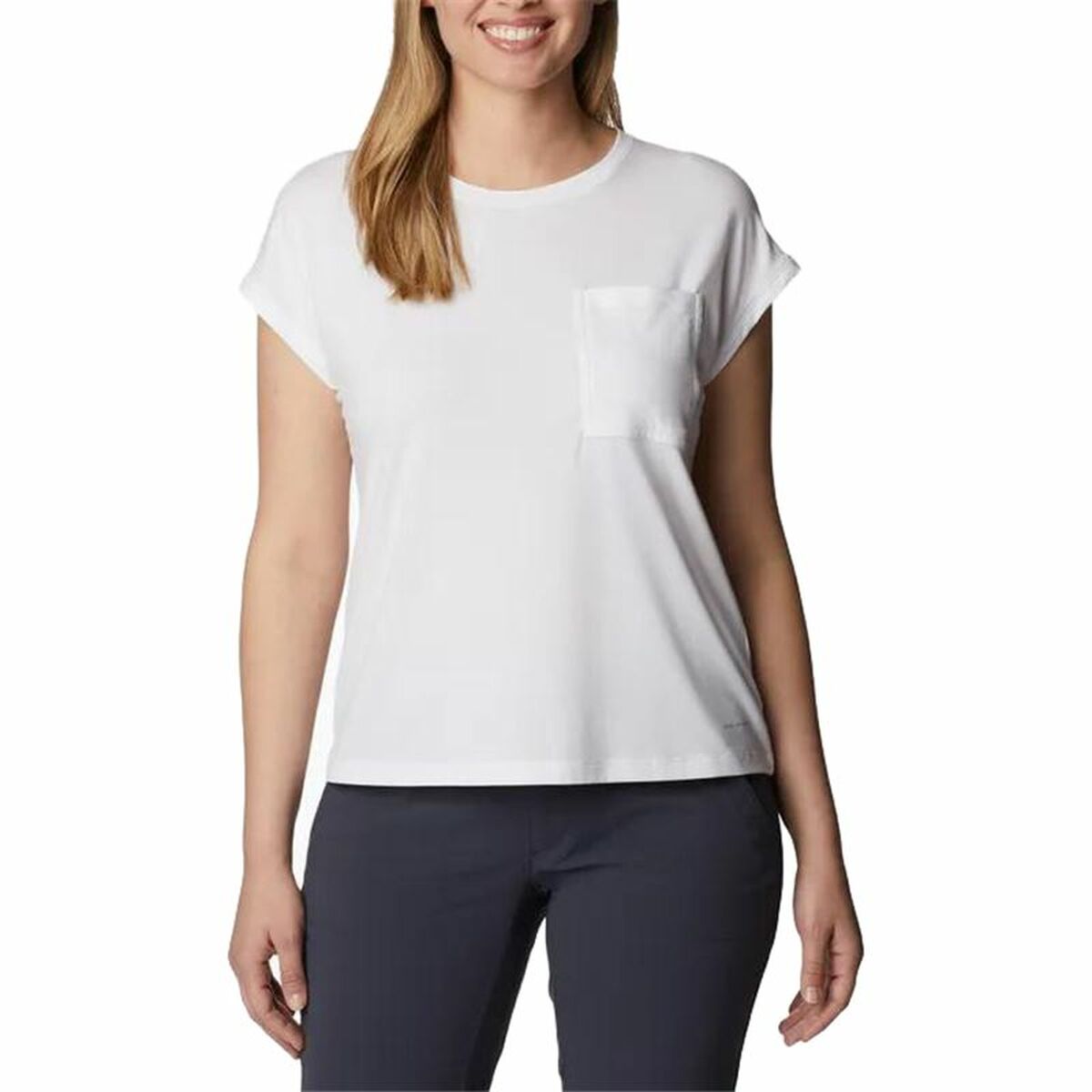 Women’s Short Sleeve T-Shirt Columbia Trek™  White XL