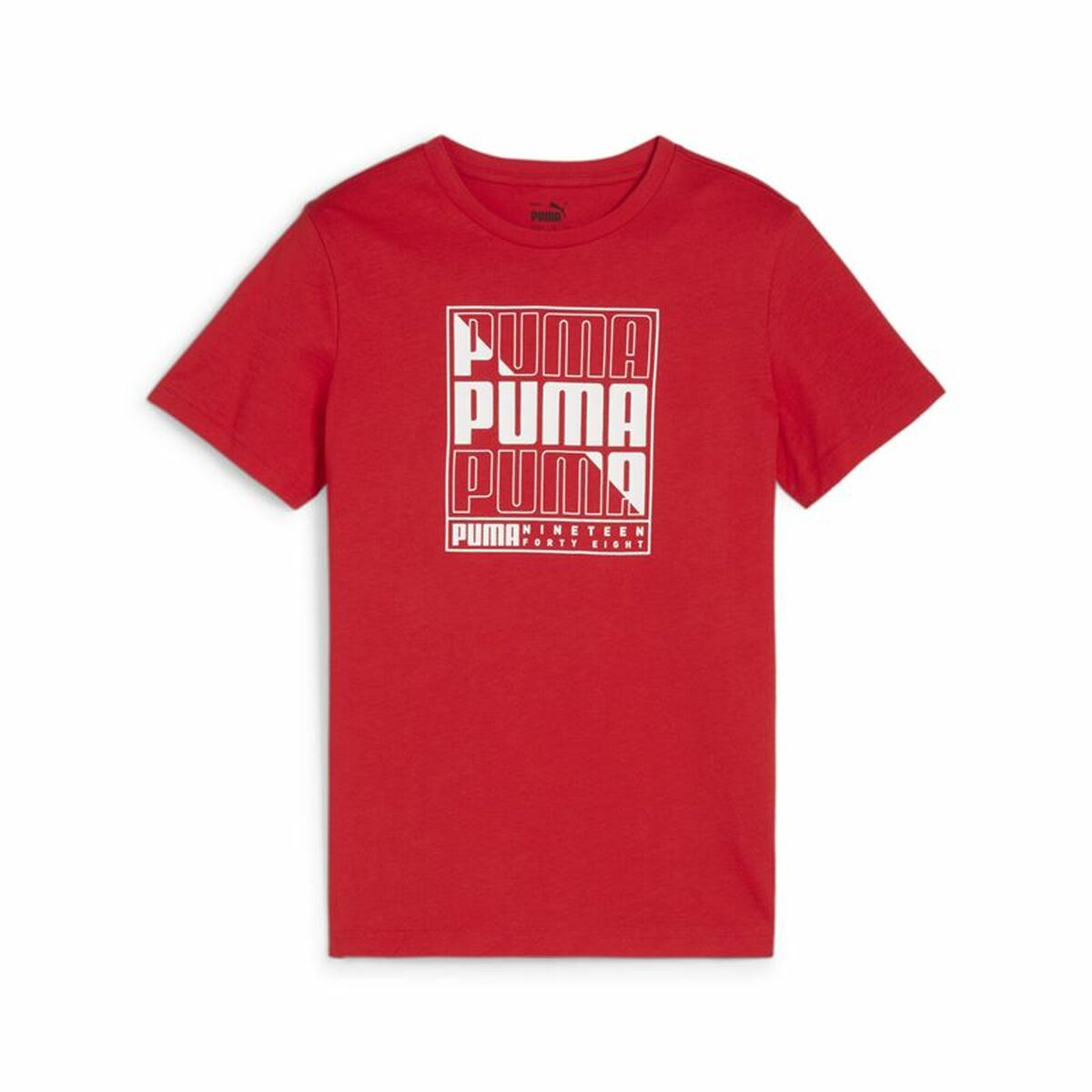 Child's Short Sleeve T-Shirt Puma Graphic 11-12 Years