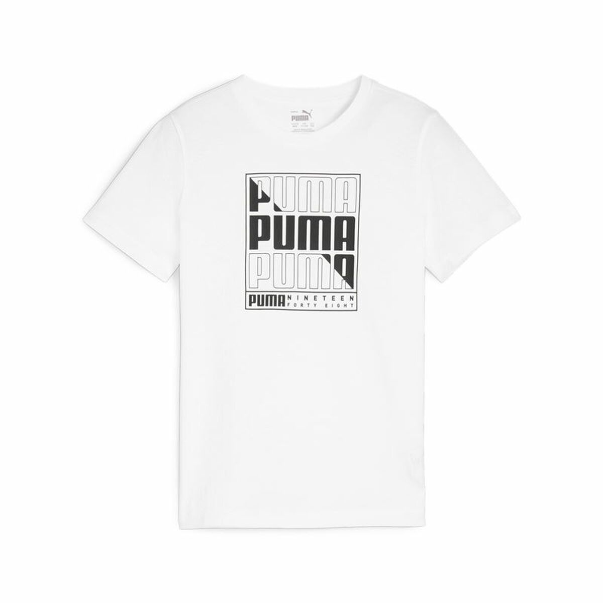 Child's Short Sleeve T-Shirt Puma Graphic 13-14 Years