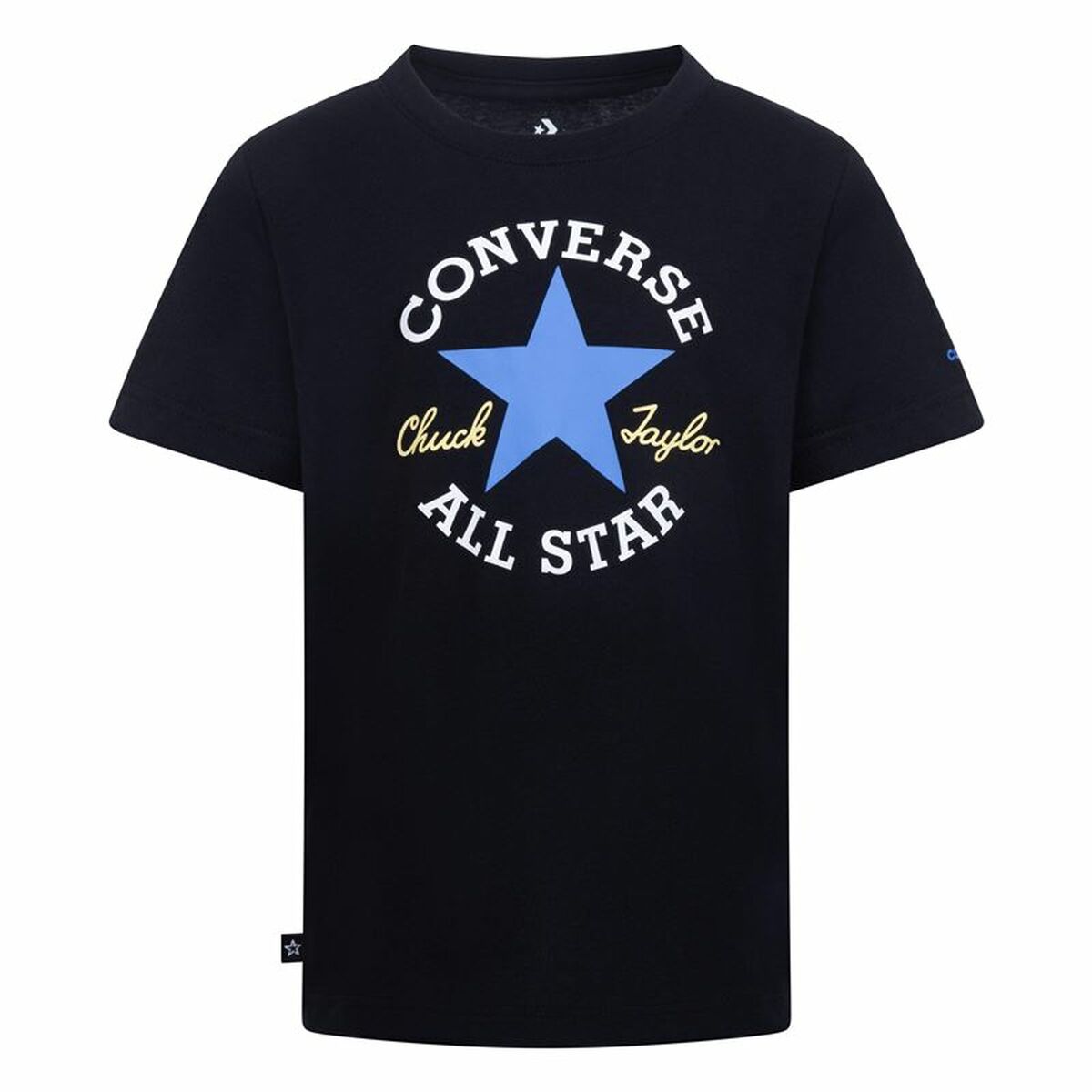Child's Short Sleeve T-Shirt Converse Sustainable Core Sse Black 3-4 Years