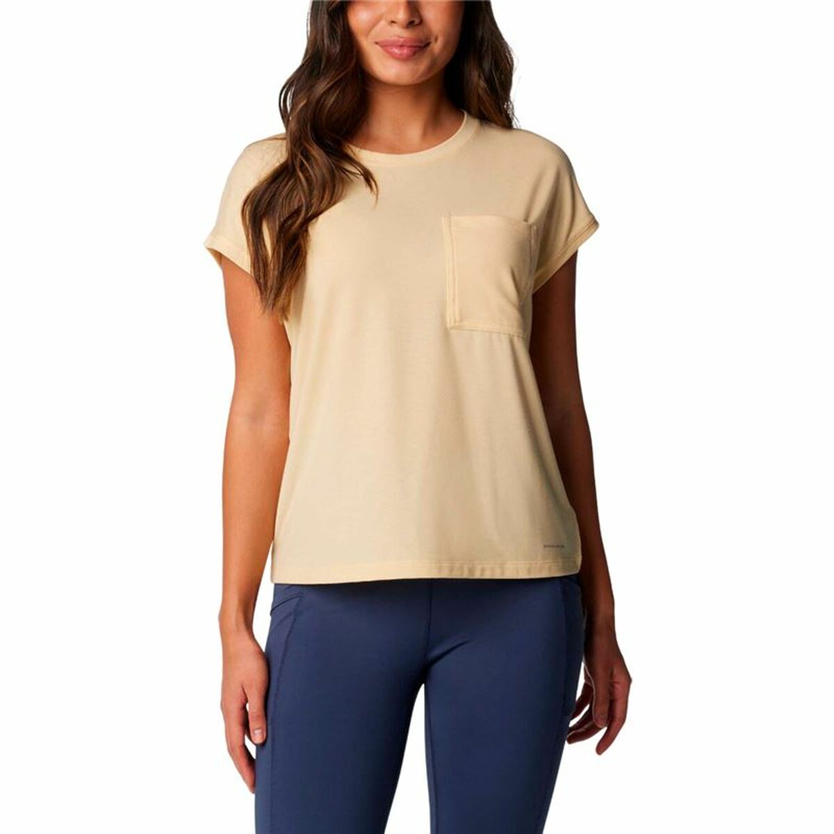 Women’s Short Sleeve T-Shirt Columbia Trek™  Golden S