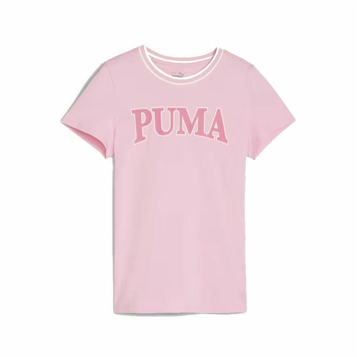 Child's Short Sleeve T-Shirt Puma Squad Pink 13-14 Years