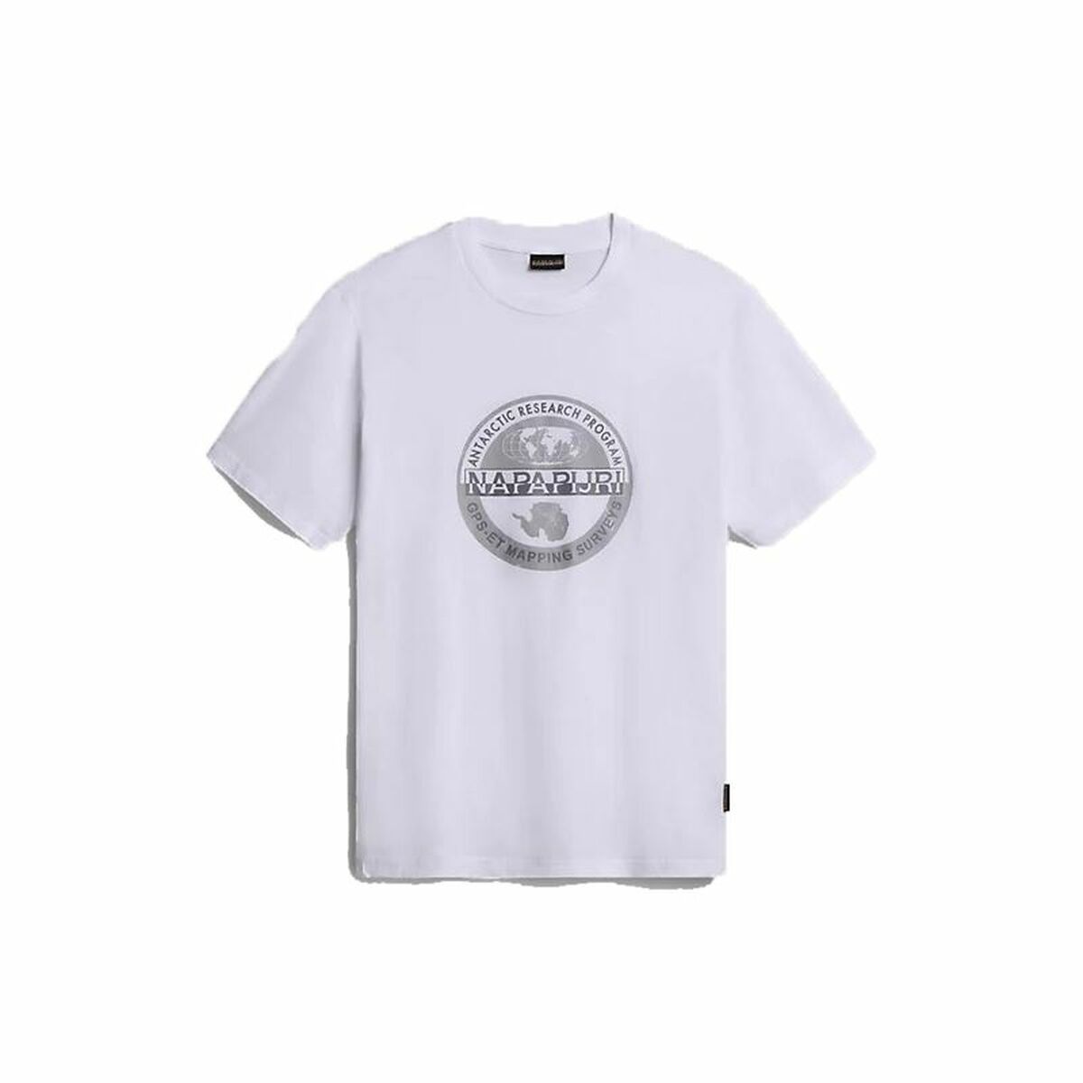 Short-sleeve Sports T-shirt Napapijri S-Bollo Ss 1  White M