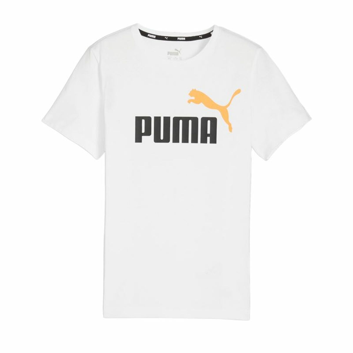 Child's Short Sleeve T-Shirt Puma Essentials+ 2 Col 5-6 Years
