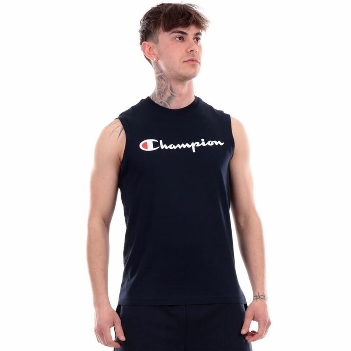 Short-sleeve Sports T-shirt Champion Crewneck M