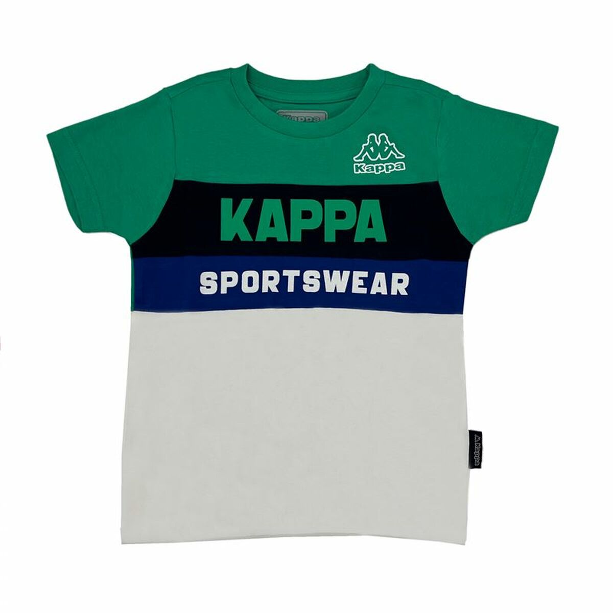 Child's Short Sleeve T-Shirt Kappa 8036M00058 Blue 14 Years