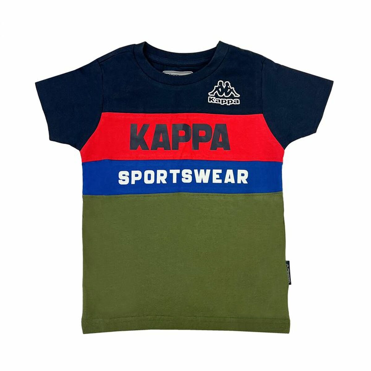 Child's Short Sleeve T-Shirt Kappa 8056M00058 Navy Blue 3 Years