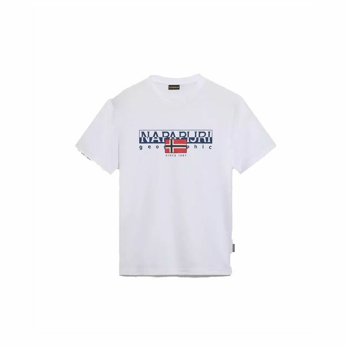 Men’s Short Sleeve T-Shirt Napapijri S-Aylmer White S