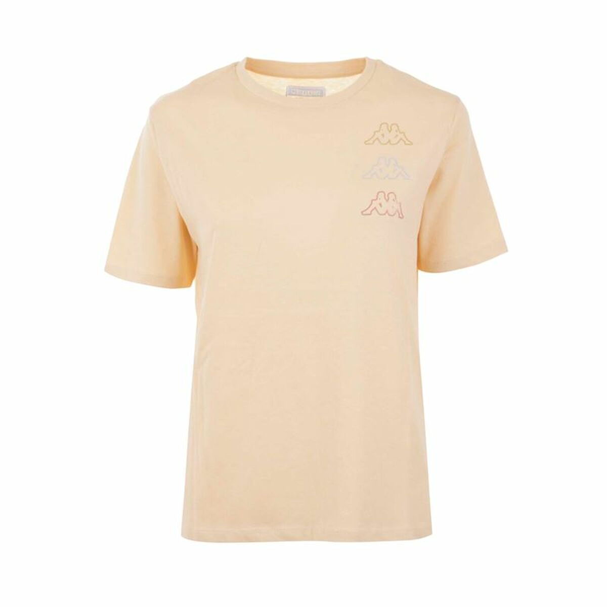 Women’s Short Sleeve T-Shirt Kappa Kemilia Beige S